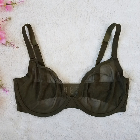 CUUP The Plunge Mesh Bra